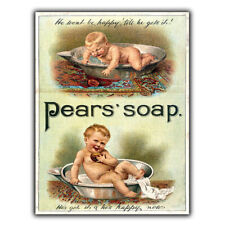 METAL SIGN WALL PLAQUE PEAR'S