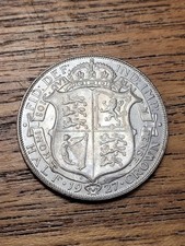 1927 half crown coin - 1927,