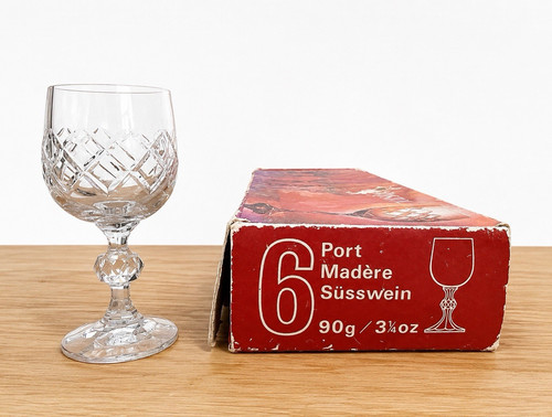 Vintage crystal port - crystal, port/sweet
