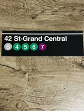 NYC Subway Sign: 42 St-Grand