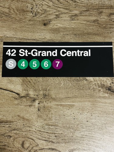 Nyc subway sign st - nyc, st-grand
