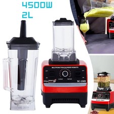 4500W Food Blender Smoothie Maker with 2L Blending Cup & 650ML Grinding Cup