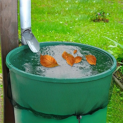 Rain barrel screen covers - screen,