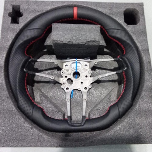 Leather steering wheel - steering, fit