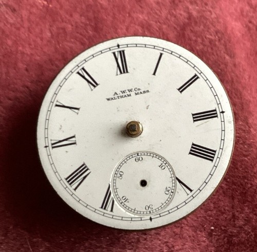 Waltham pocket watch movement - waltham,