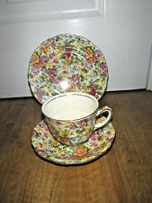 Rare Royal Winton Grimwades Chintz Trio ~ Cheadle ~ Tea Cup saucer Plate ~ VGC