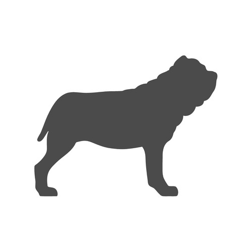 Neapolitan mastiff vinyl decal