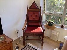 Queen Elizabeth Silever Jubilee Coronation  Chair…£600 Or Best Offer. Solid Oak.