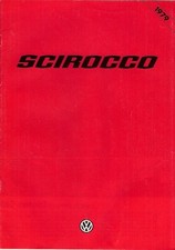 Volkswagen Scirocco 1600 GLS Mk1 1978-1979 UK Market Sales Brochure