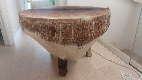 African leather drum - ,