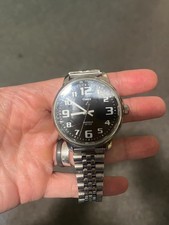 Timex Easy Read Watch Black Face White Numbers Indiglo WR 50m – Working, Scratch