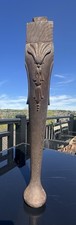 Antique cabriole wooden table - wooden,