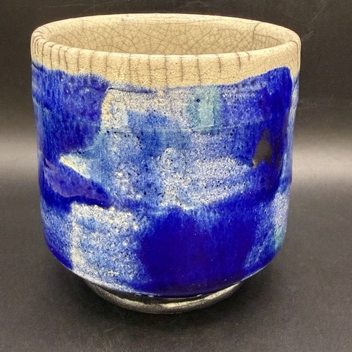Raku pottery bowl - raku, yuomi
