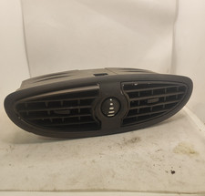 MK3 2005-2012 Renault Clio Dashboard Central AC Air Vent Assembly, Matt Black