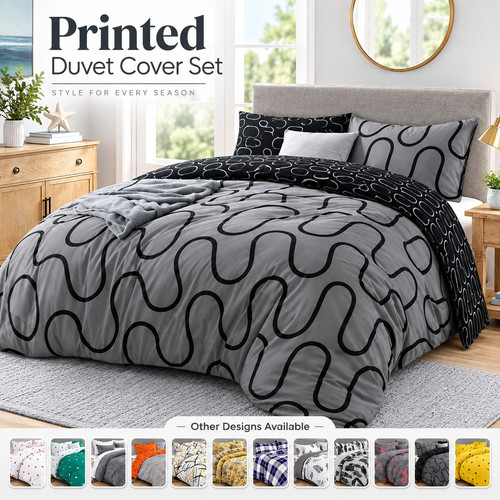 Duvet cover set reversible - cover,