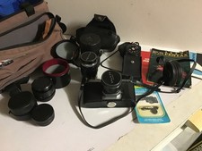 PENTAX SV SLR Camera With Super-Takumar 55mm  1:1.8 lens plus extra lenses etc