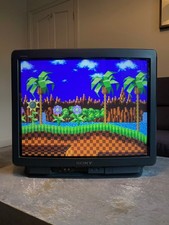 Sony Trinitron KV-25X1U 25" RGB Retro Gaming CRT TV
