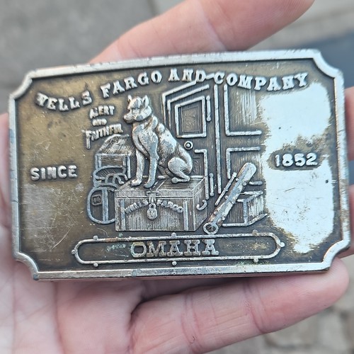 Wells fargo rectangular metal - wells,