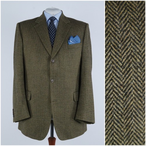 Mens wool cashmere blazer - wool, 48l