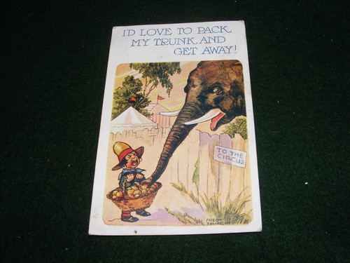 Vintage postcard art fred - art,