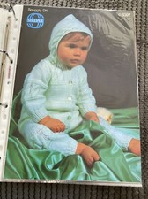 Sirdar   Knitting Pattern No 4584 Baby Pushchair Suit Fits 16-20” Dk Wool