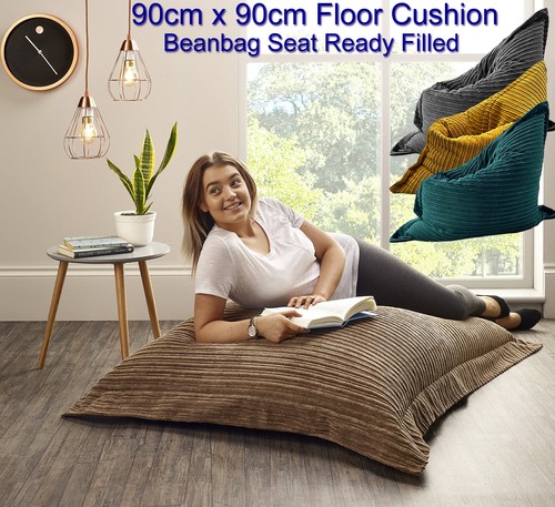 Large floor cushion jumbo cord - floor,