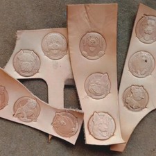 3D Puppy Dog Series Leather