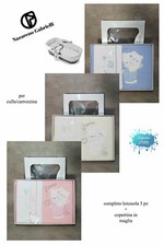 Cradle Stroller Bedding Set Sheets+Blanket in Knit NAZARENO GABRIELLI