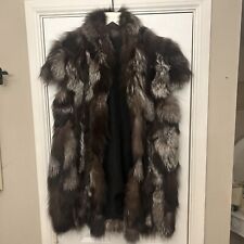Silver Fox Fur Coat