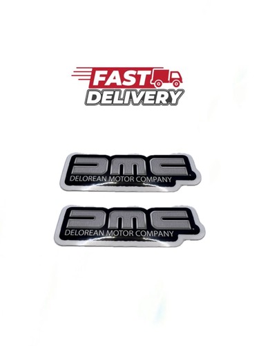Dmc delorean stickers style - dmc, x2