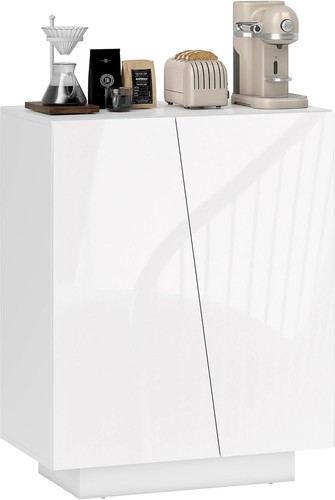 Homcom high gloss storage - gloss,