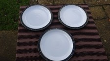 Denby Jet Skyline 8.75" Salad Desert Starter Plate x 3 Job Lot