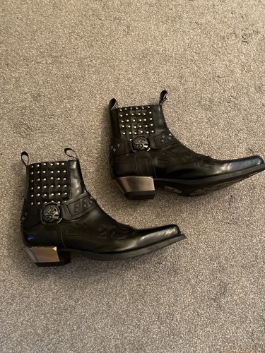 New rock boots men size - boots, men’s