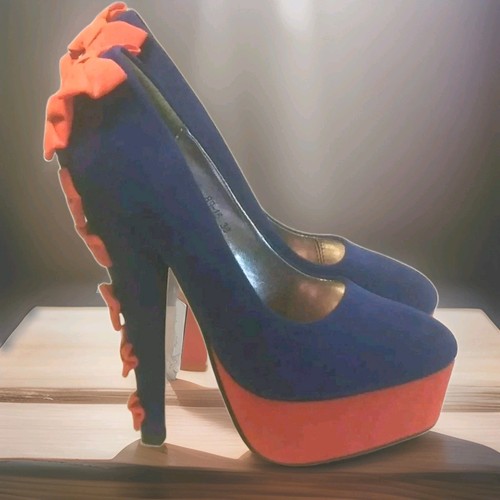 Sofi size deep blue orange - blue, /orange