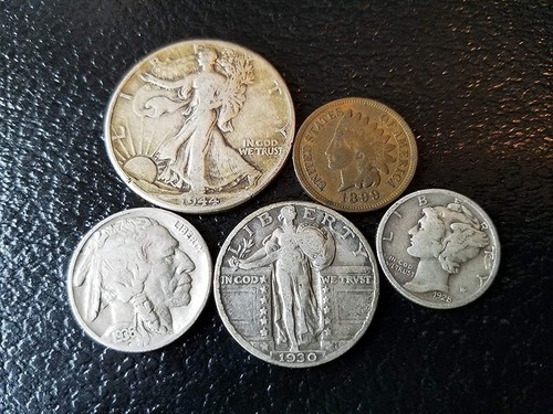 Vintage silver coin - u.s.,