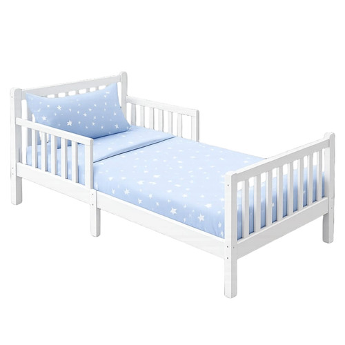 Wooden classic toddler bed - wooden,