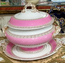 Antique Paris Porcelain Soup