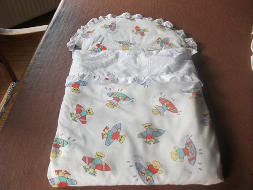 Teddy sleeping bag for doll - sleeping,