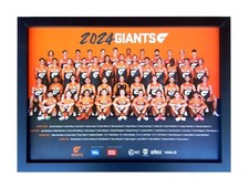 Framed 2024 GWS Giants AFL