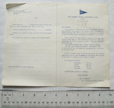 1957 North Wales Cruising Club