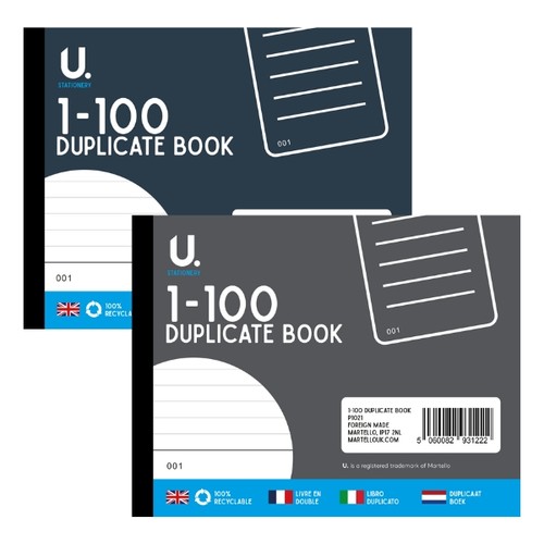 Duplicate book 100 half - duplicate,