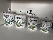 Vintage Hand Painted Flour