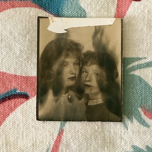 Vintage photobooth portrait - vintage,