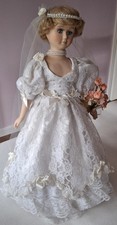 Vintage Porcelain Doll Bride
