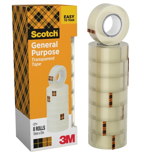 Rolls cellotape scotch - 8, of