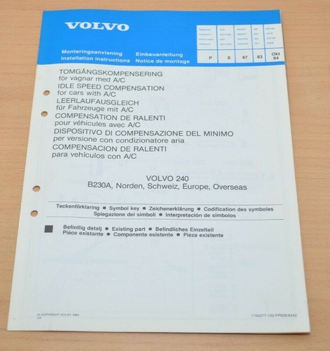Volvo 240 b230a - 240,