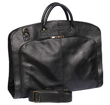 Genuine Leather Suit Carrier