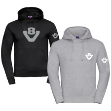 V8 INSPIRED HOODIE TRUCK LORRY PREMIUM QUALITY SCANIA UPTO 5XL Black