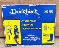 1940 Vintage Enamel Sign