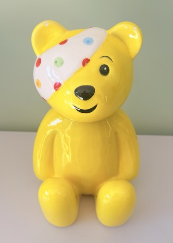 Money box ceramic pudsey - money,
